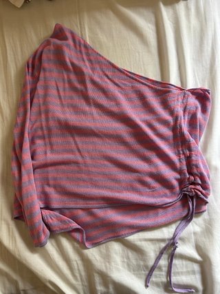 Top Noon Rayas Rosa y Morado Talla XS
