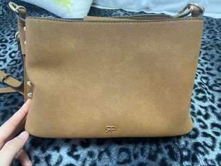 Bolso de piel marrón Parfois