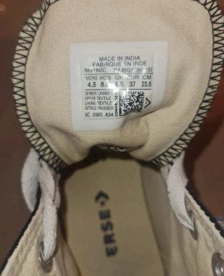 Converse Beige Zapatillas Altas y negras zapatilla