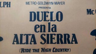 Cartel Duelo en la Alta Sierra (1962)