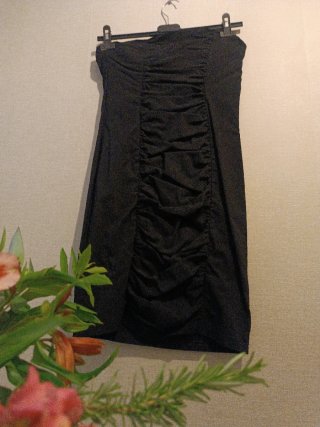 Vestido fiesta palabra de honor talla 38