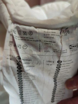 2 Edredones Mysa Strå IKEA Blancos
