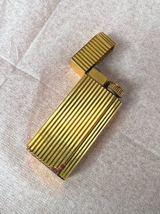 Accendino Cartier Plaque Or Paris