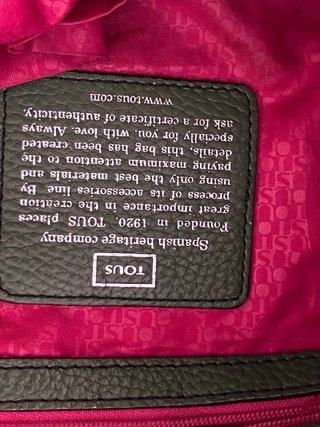 Bolso Tous Verde Piel