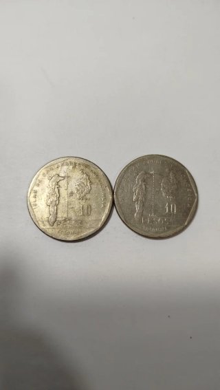 2 Moneda 10 Pesos - Colombia