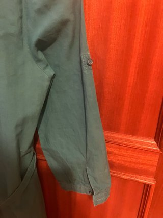 Vestido azul verdoso