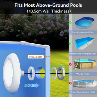 Foco LED Piscina RGB 25W 12V App