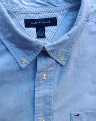 Camisa Oxford Celeste Oversize XL