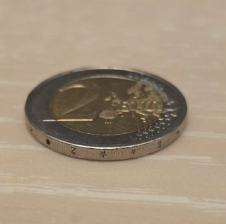 French 2 euro coin. Jacques Chirac