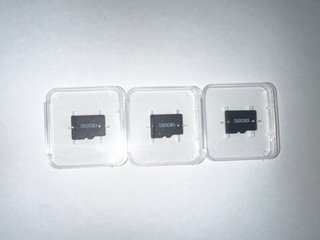 3 Schede Micro SD 32GB normali nuove
