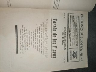 Novela Cine Tarzán de las Fieras (1933) Serie Alas