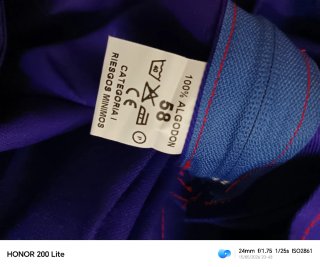 Mono de trabajo azul talla 58