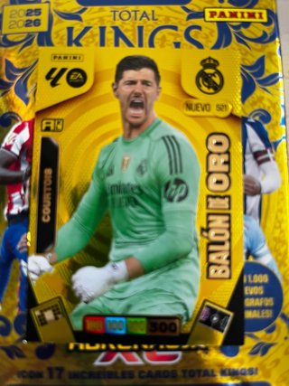 Carta Balón de Oro Courtois 25/26