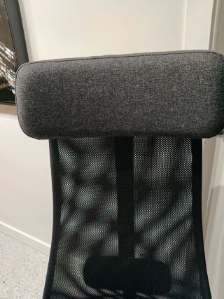 Silla de oficina ergonómica gris/ negro