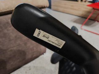 Silla de oficina ergonómica gris/ negro