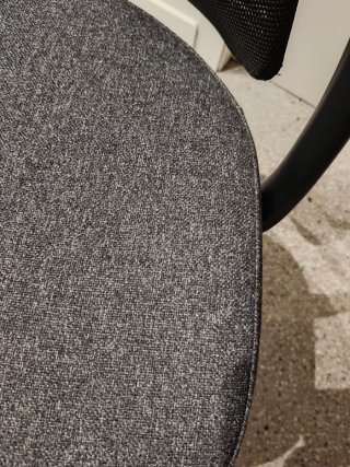 Silla de oficina ergonómica gris/ negro