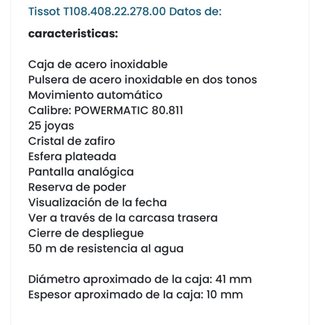 Tissot Ballade Powermatic 80 COSC