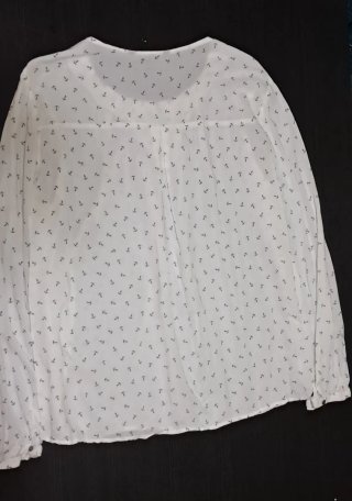 Blusa Vero Moda Estampado Anclas Talla M