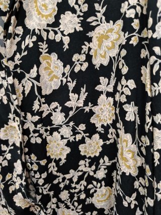 Camisa Mango floral manga larga