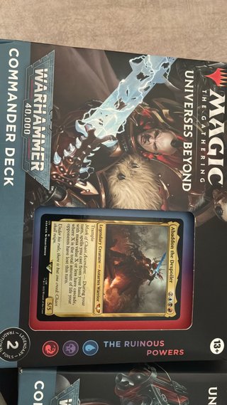 NUEVO Magic Commander Warhammer 40k Ruinous Powers