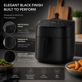 Freidora Aire Sara Touch 6,5L M mimotec