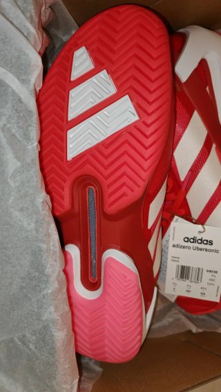 Adidas Adizero Ubersonic 5 Tenis Rojos 41 1/3