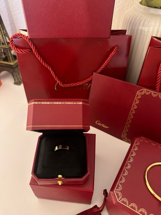 Lote Cartier: Anello e Bracciale in Oro