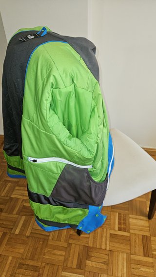 Chaqueta esquí azul. The North Face