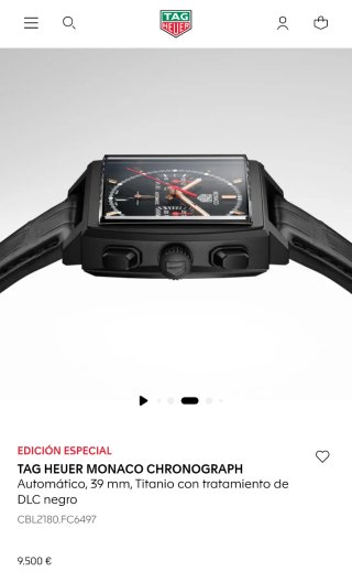 Tag Heuer Mónaco Chronograph Ed. Especial Black