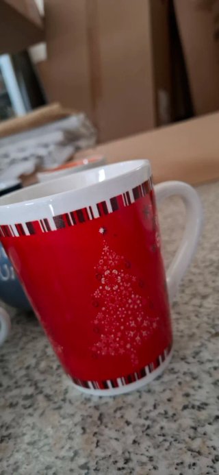 Set accessori cucina rosso trasparente