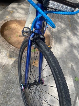 Bicicleta Fixie Azul