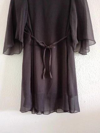 Blusa de gasa manga corta Talla L 40 Laurie & Joe