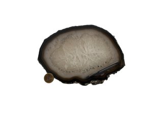 Big white geode section.