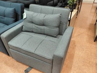 Sofa Cama Individual Gris 1 Plaza Nuevo
