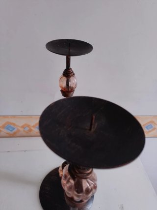 Bellissimo candelabro in rame