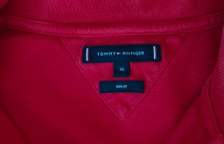 Polo Tommy Hilfiger Slim Fit Rojo Talla XL