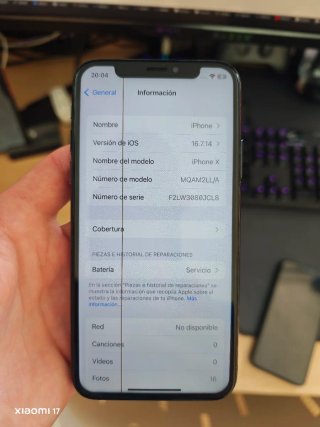 Apple iPhone X 256gb LEER (funciona)