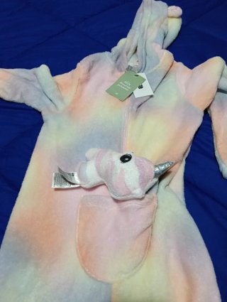 Vestido niña rosa y blanco