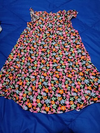 Vestido niña rosa y blanco