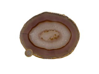 Brown geode section.