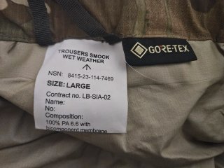 Pantalones Gore-Tex tex MTP