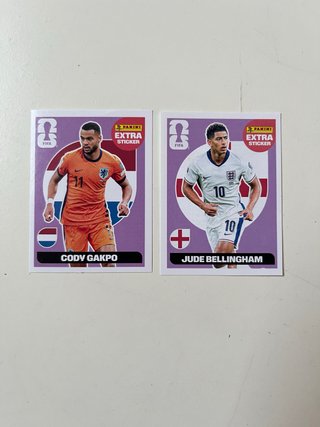 Cromos Extra Panini Gakpo y Bellingham