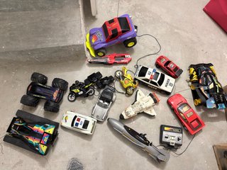 Lote Coches y Moto Juguete RC