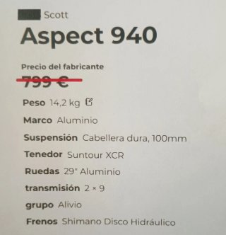 Scott Aspect 940 Azul