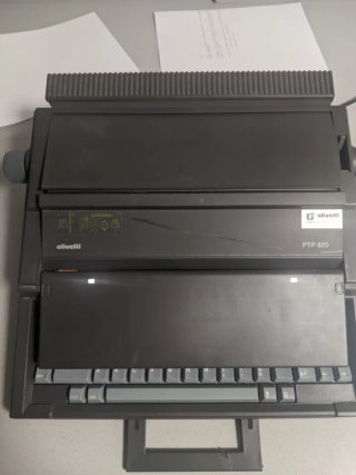 Olivetti PTP 820 Procesador de Textos Retro