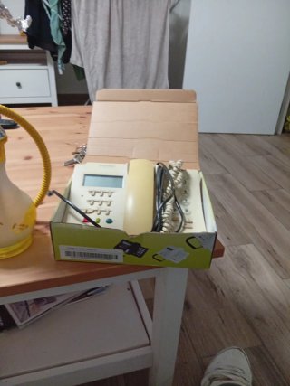 Teléfono fijo Tegui beige