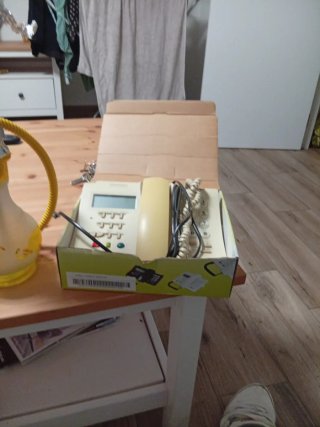 Teléfono fijo Tegui beige
