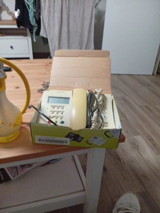 Teléfono fijo Tegui beige