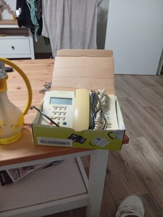 Teléfono fijo Tegui beige