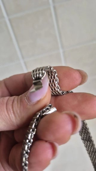 Collana con strass